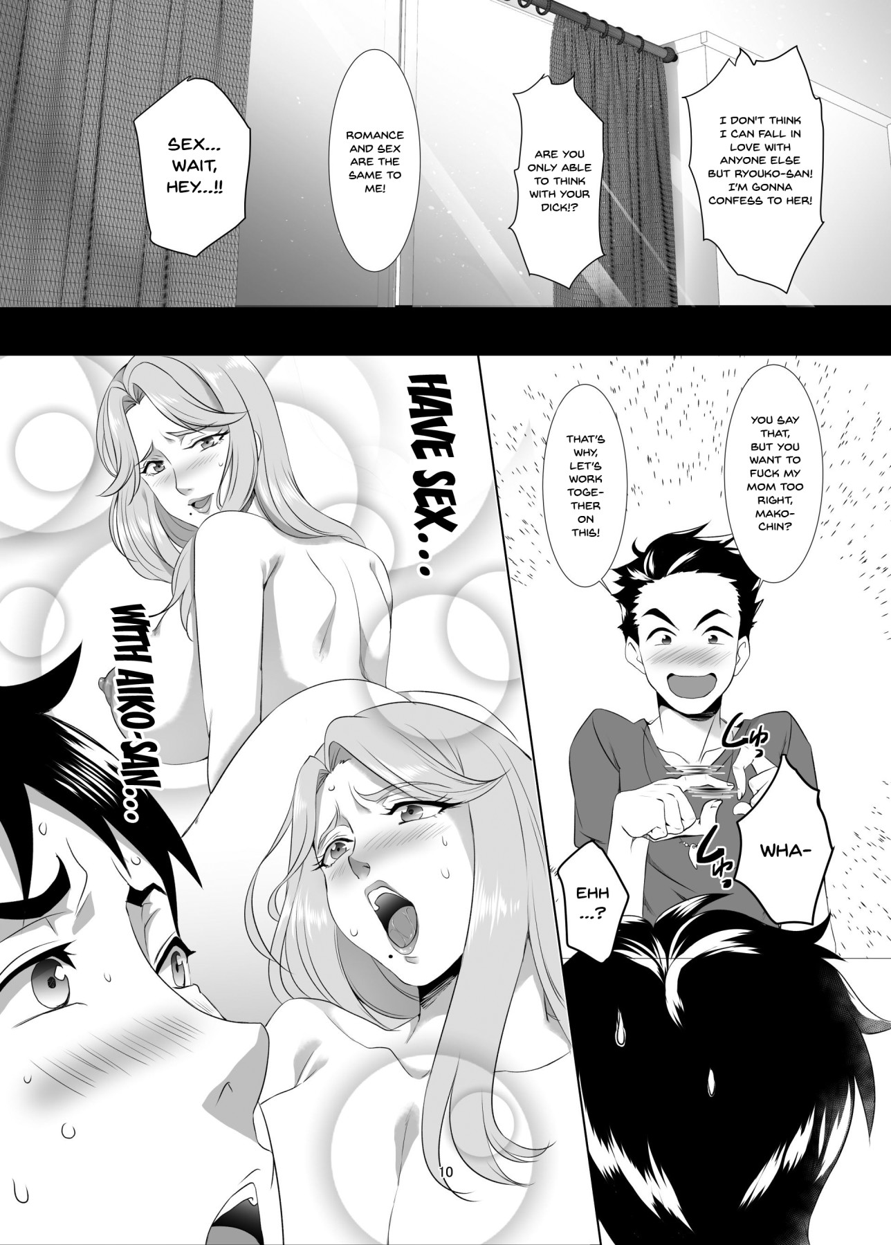 Hentai Manga Comic-Your Mom's A Pretty Good Woman, Huh? Ch.1-Read-9